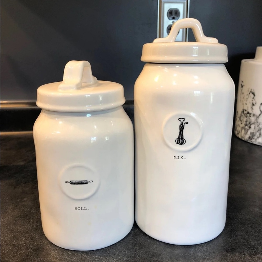 Rae Dunn canisters